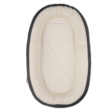 Кокон для сна с ограничителем Voksi Baby Nest Dark Grey